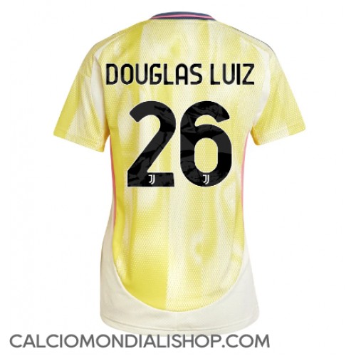 Maglie da calcio Juventus Douglas Luiz #26 Seconda Maglia Femminile 2024-25 Manica Corta